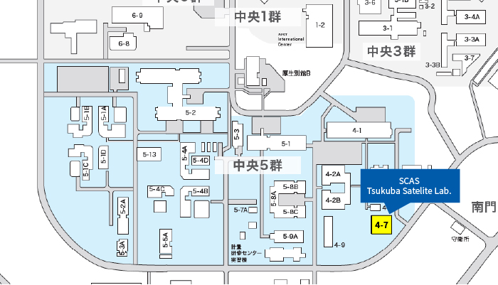 AIST Tsukuba Central Map