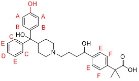 Structural formula 2: Assignment results of Peak 3 component
