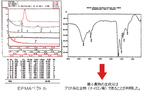 Analysis using EPMA and IRμs/SIRM