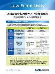 低誘電率材料の物性と化学構造解析